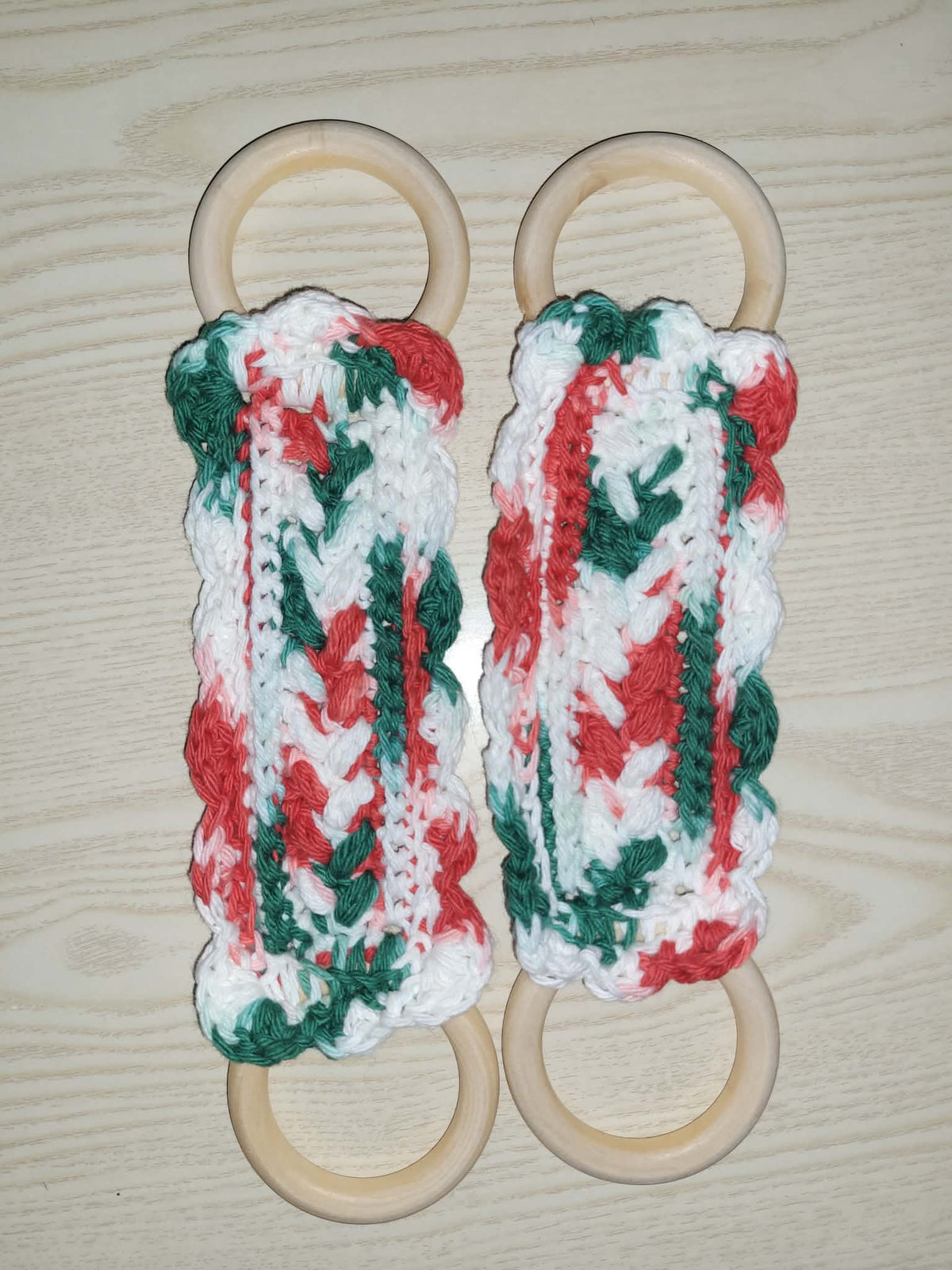 Crocheted Dish Towel Holders