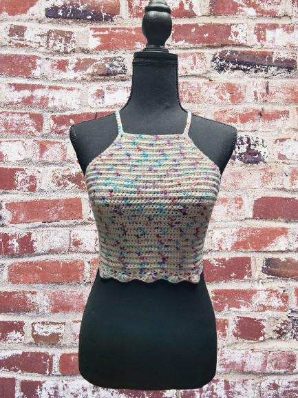 Crocheted Halter Top